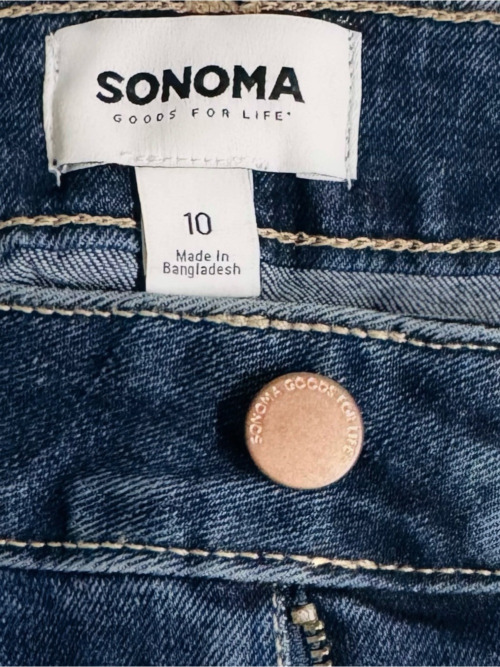 Sonoma Mid-Rise Bootcut Blue Jeans Dark Wash Lot of Two Pairs NWOT - Picture 12 of 12